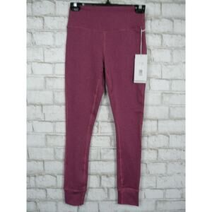 $108 Johnny Was Calme Pink Ease Space Dye High Waist Leggings Large NEW